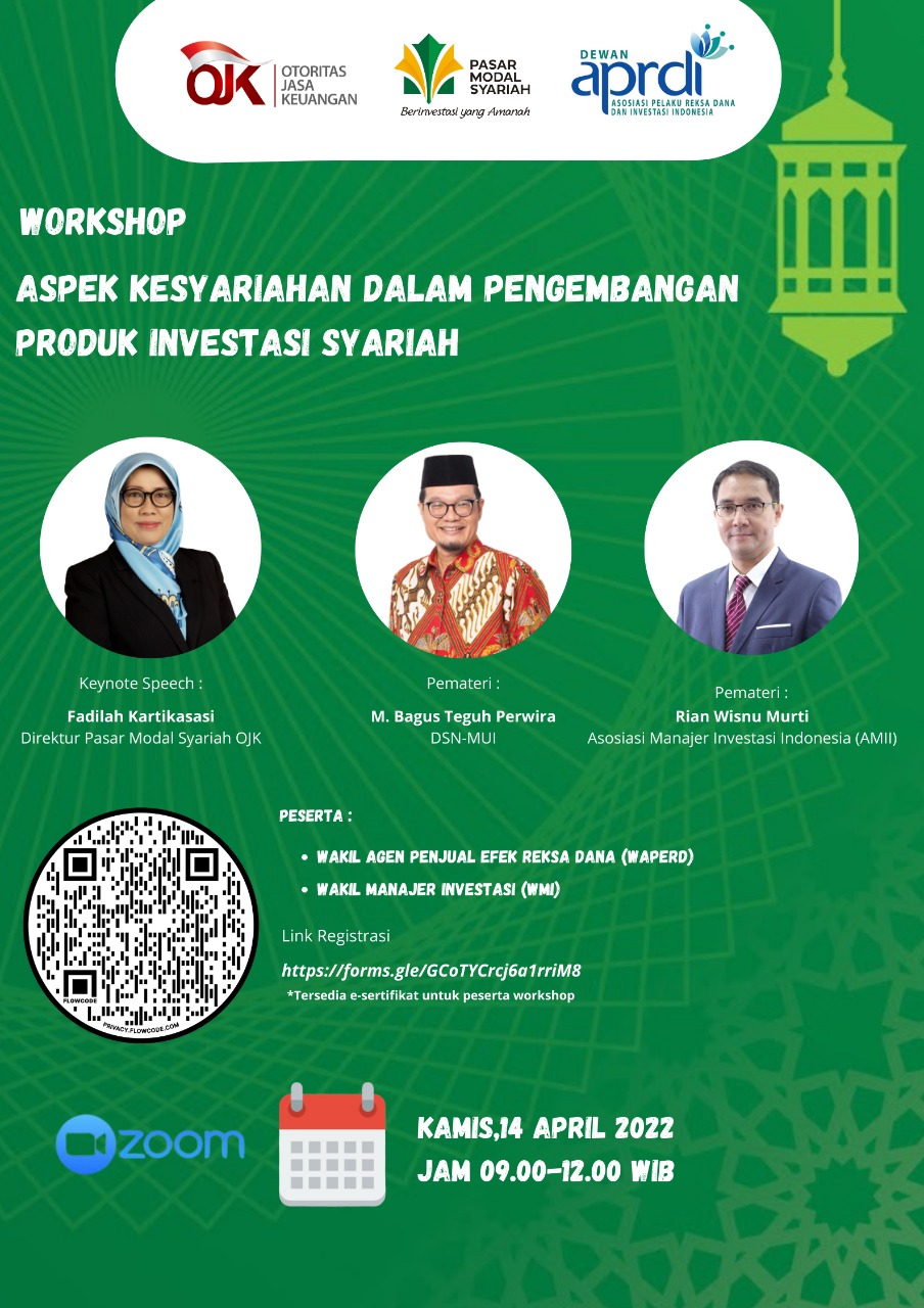 Workshop - Aspek Kesyariahan Dalam Pengembangan Produk Investasi Syariah